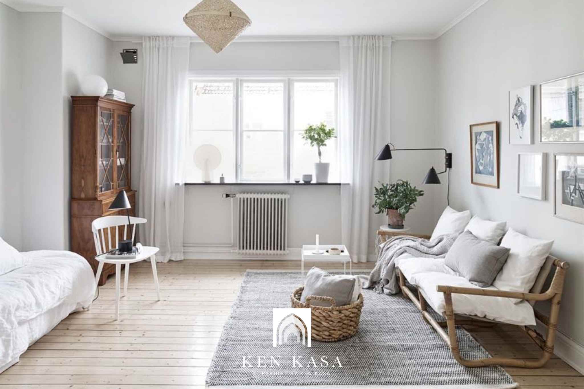 Mẫu thiết kế homestay nhỏ gam màu trắng 